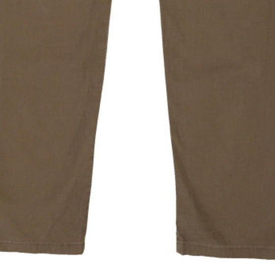 Vintage khaki Burberry Trousers - mens 32" waist