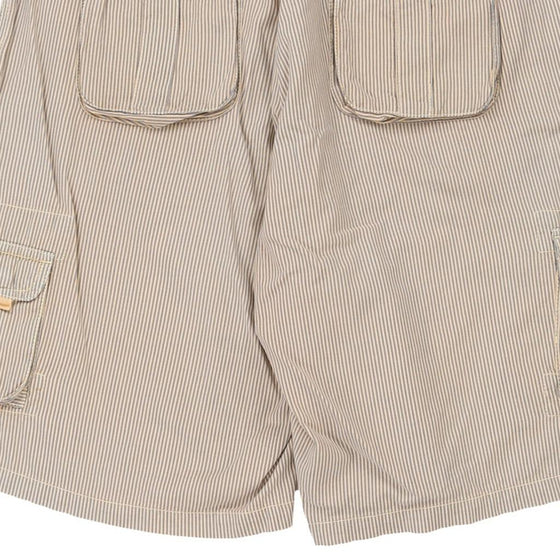 Vintage beige Ganesh Cargo Shorts - mens 36" waist