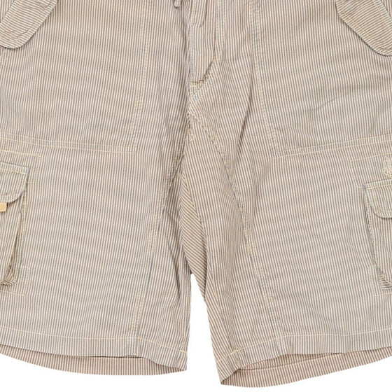 Vintage beige Ganesh Cargo Shorts - mens 36" waist