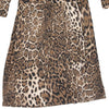 P.A.S.J.S. Animal print Midi Dress - Medium Brown Viscose - Thrifted.com