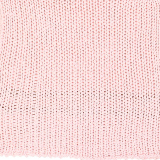 Unbranded Crochet Top - Small Pink Wool Blend - Thrifted.com