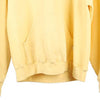 Vintage yellow NIU Russell Athletic Hoodie - womens large