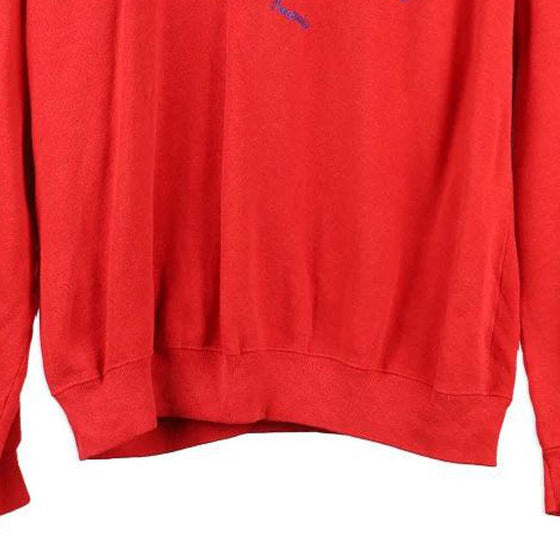 Vintage red Hanes Sweatshirt - mens x-large