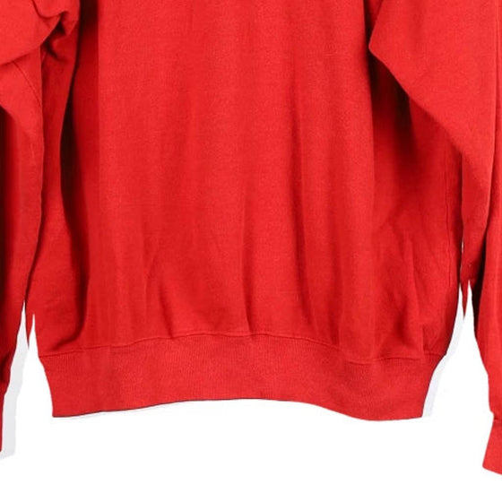 Vintage red Hanes Sweatshirt - mens x-large