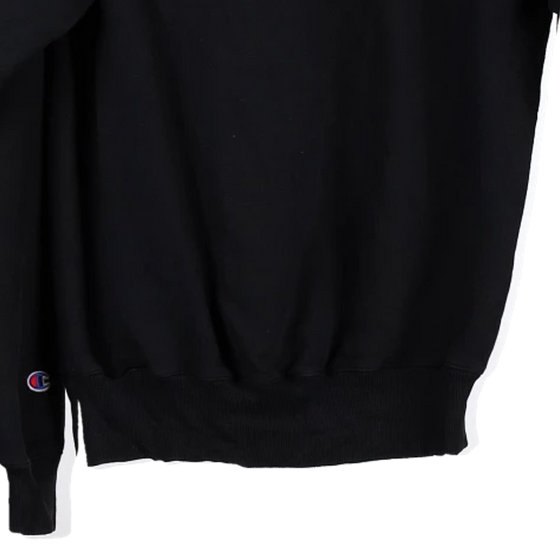 Vintage black Champion Hoodie - mens small