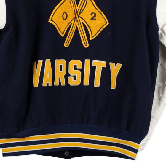 Vintage navy Marissa Falcons Varsity Varsity Jacket - womens large