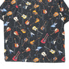 Vintage black David Carey Hawaiian Shirt - mens x-large