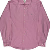 Lacoste Slim Fit Shirt - Large Pink Cotton