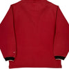 Nike Graphic 1/4 Zip - Medium Red Cotton