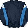 Adidas Track Jacket - Large Blue Polyester Blend