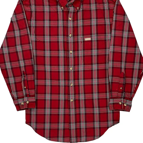 Carhartt Checked Shirt - Medium Red Cotton