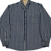 Lee Checked Shirt - Large Blue Cotton