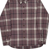 Carhartt Checked Shirt - Small Brown Cotton