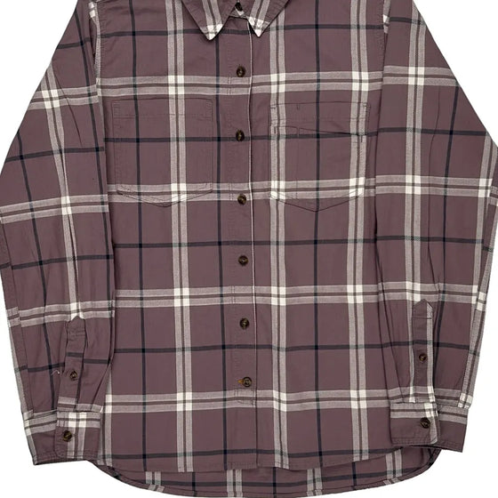 Carhartt Checked Shirt - Small Brown Cotton