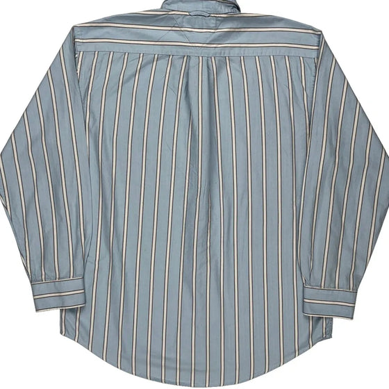 Tommy Hilfiger Striped Shirt - Large Blue Cotton