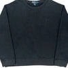 Ralph Lauren Sweatshirt - XL Black Cotton Blend