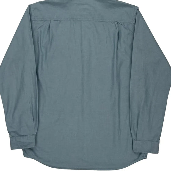 Carhartt Tall Shirt - Large Blue Cotton