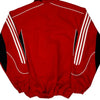 Adidas Track Jacket - Medium Red Polyester