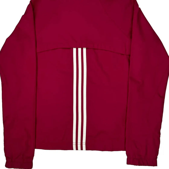 Adidas Windbreaker - Small Red Polyester