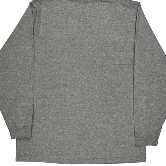 Pocket Carhartt Long Sleeve T-Shirt - XL Grey Cotton