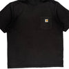 Workwear Carhartt Graphic T-Shirt - Large Black Cotton