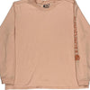 Carhartt Graphic Long Sleeve T-Shirt - XL Pink Cotton