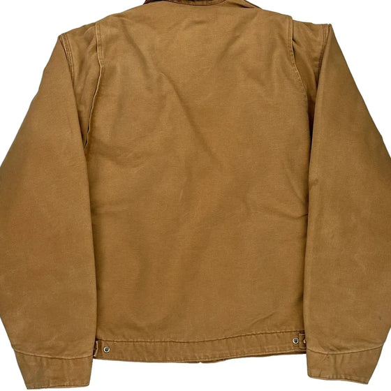 Carhartt Cropped Jacket - Large Brown Cotton