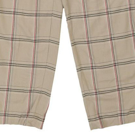 Vintage beige Burberry Golf Trousers - mens 36" waist