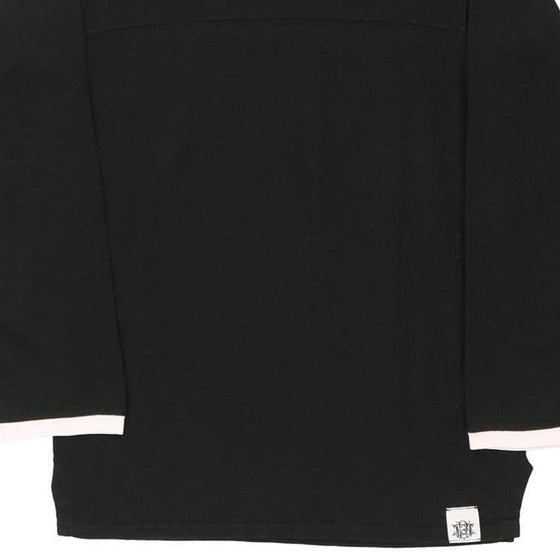 Ralph Lauren Long Sleeve T-Shirt - Medium Black Cotton