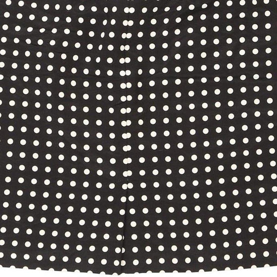 Yves Saint Laurent Polka Dot Skirt - 32W 21L Black Cotton