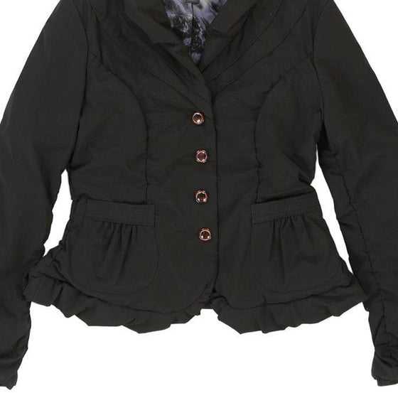 Cavalli Class Jacket - Medium Black Polyester Blend