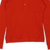 Vintage orange Ralph Lauren Long Sleeve Polo Shirt - mens medium