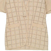 Gai Mattiolo Checked Jacket - Large Beige Cotton