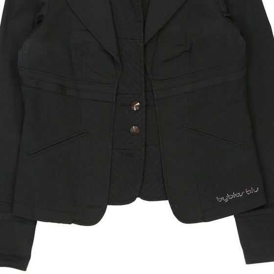 Byblos Blazer - Medium Black Cotton Blend