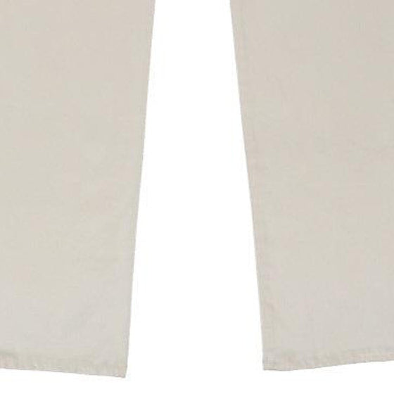 Costume National Jeans - 34W UK 10 Cream Cotton