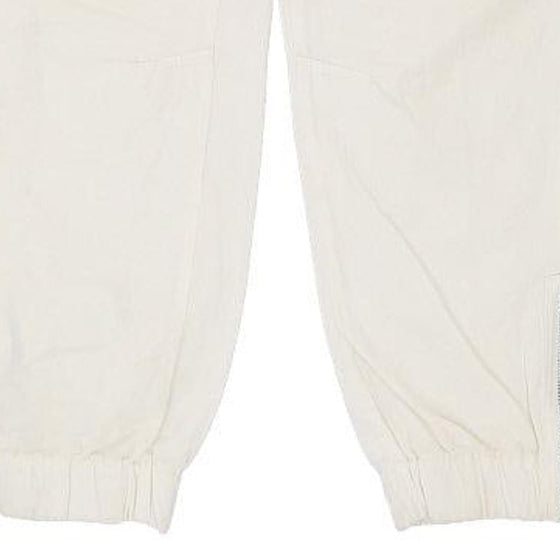 Liu Jo Cargo Trousers - 34W UK 14 Cream Cotton