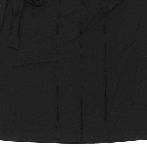 Trussardi Mini Skirt - 36W UK 16 Black Cotton