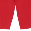 Roccobarocco Trousers - 30W UK 12 Red Cotton