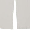 Armani Jeans Trousers - 36W UK 16 White Cotton