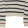 Givenchy Striped Jumper - Small Cream Cotton