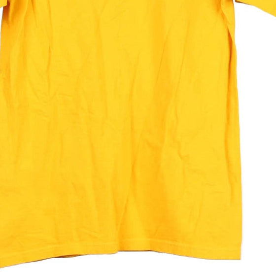 Vintage yellow Champion T-Shirt - mens medium