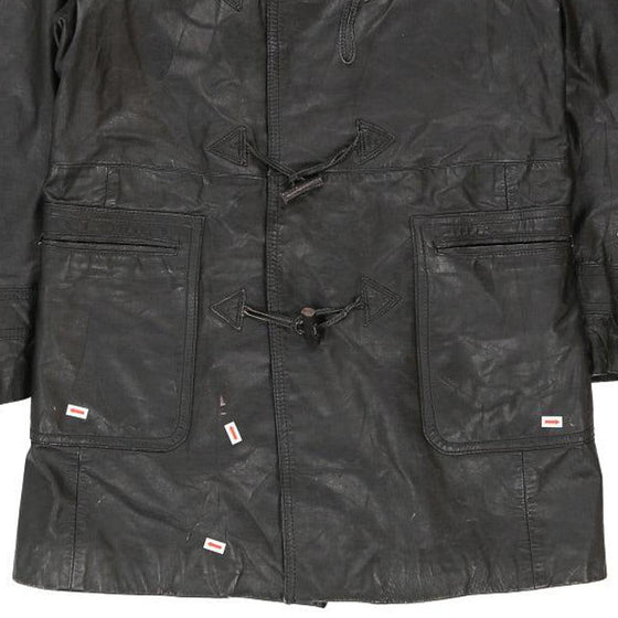 Mcgregor Duffle Coat - XL Black Leather