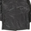 Vintage black Cavaliere Leather Jacket - mens xx-large