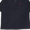 Vintage navy Burberry Polo Shirt - mens xx-large