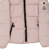 Age 2 Moncler Spellout Puffer - XS Pink Polyester