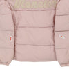 Age 2 Moncler Spellout Puffer - XS Pink Polyester