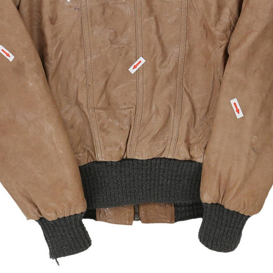 Age 14 Iceberg Jacket - Large Brown Leather