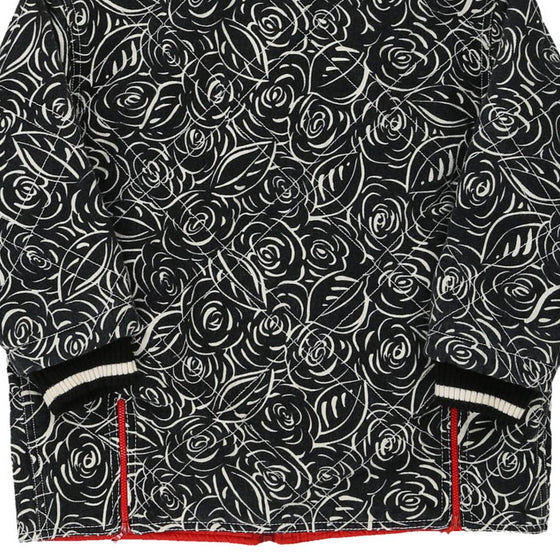 Age 6 Missoni Floral Coat - Small Black Cotton