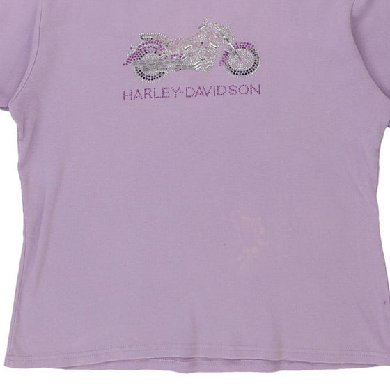 Vintage pink Harley Davidson T-Shirt - womens x-large