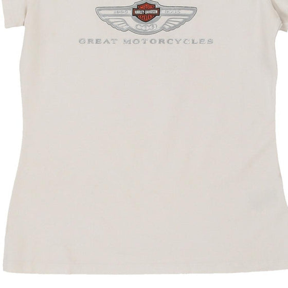 Vintage white Harley Davidson Top - womens x-small